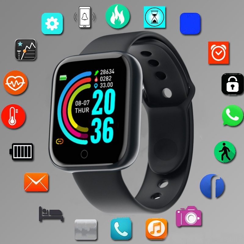 Smartwatch Instagram - Inteligentny zegarek Sport mężczyźni monitorowanie kondycji