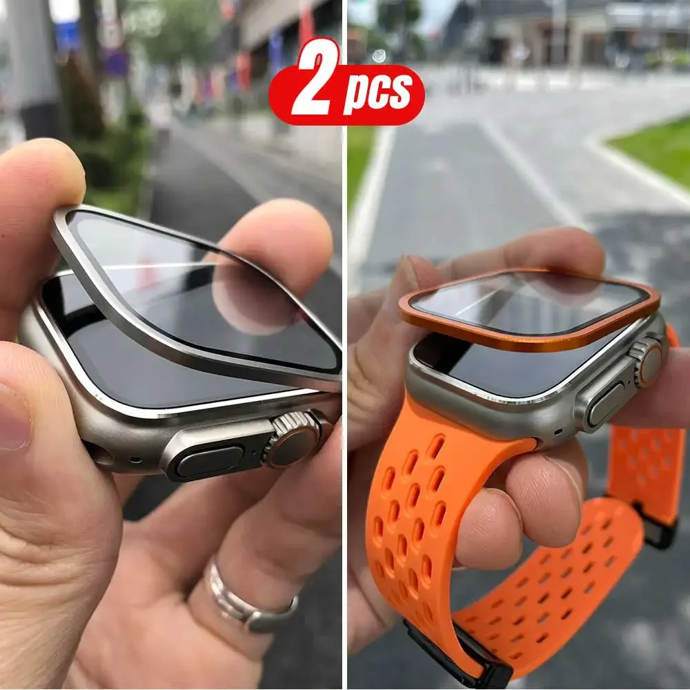 2 SZT. Tytanowa Metalowa Ramka – Smart Watch Accessories recenzja i cena