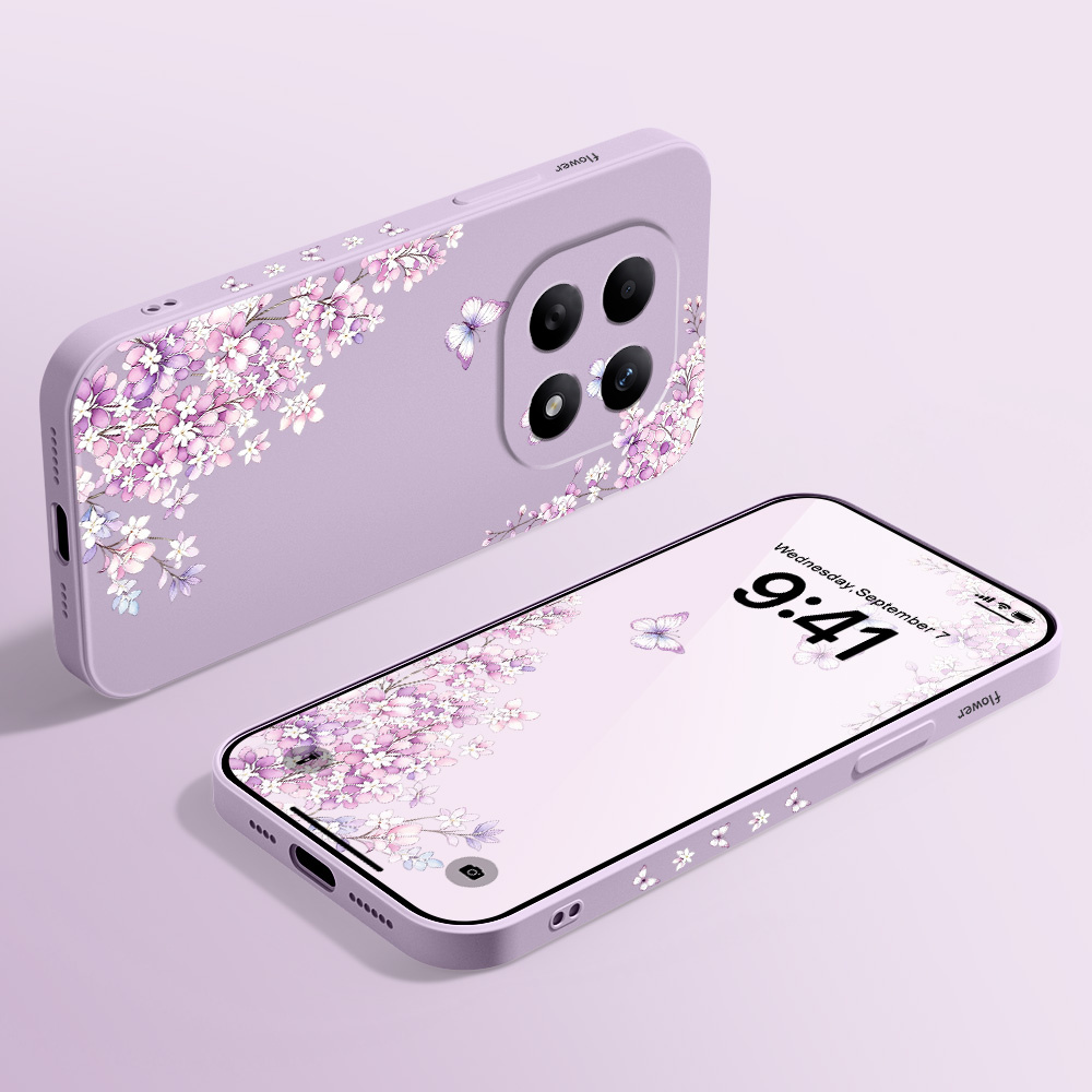 Fioletowe etui z motywem kwiat – Xiaomi Redmi Note 14 recenzja i cena