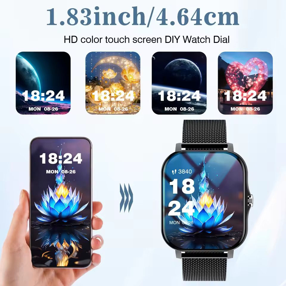 Męski Damski Smartwatch 1.83'' – Smartwatch Instagram recenzja i cena